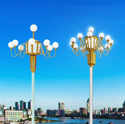 开封泉辉 厂家批发LED中华灯8-15米户外广场园林道路照明建设景观灯